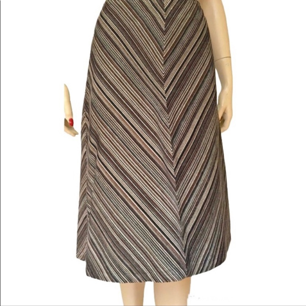 Will Smith Striped Corduroy Skirt